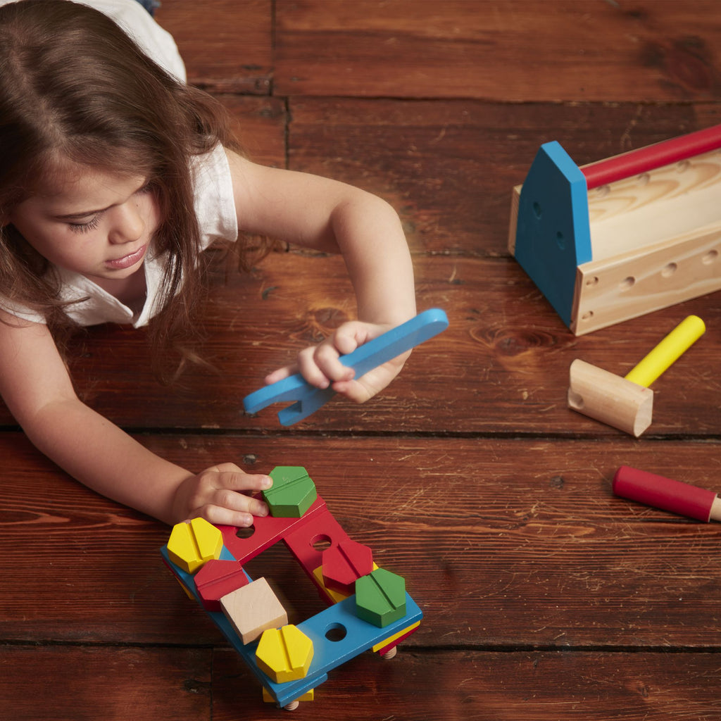 494 Melissa & Doug Take-Along Tool Kit Wooden Toy