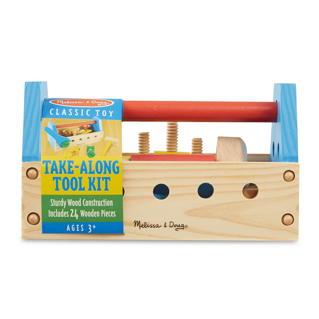 494 Melissa & Doug Take-Along Tool Kit Wooden Toy