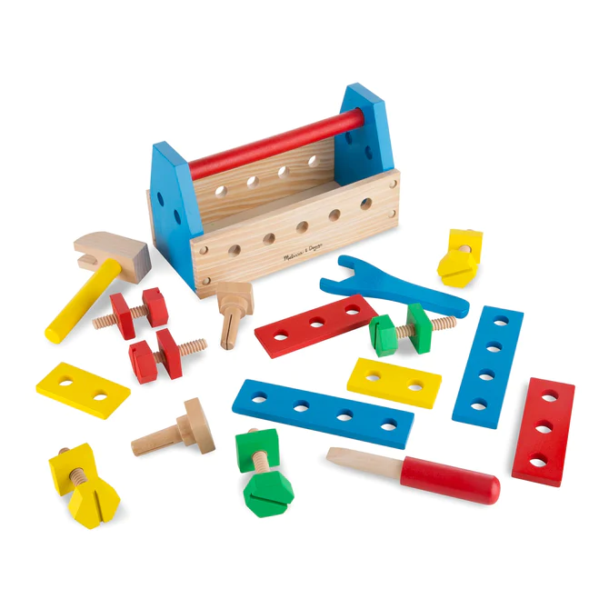 494 Melissa & Doug Take-Along Tool Kit Wooden Toy