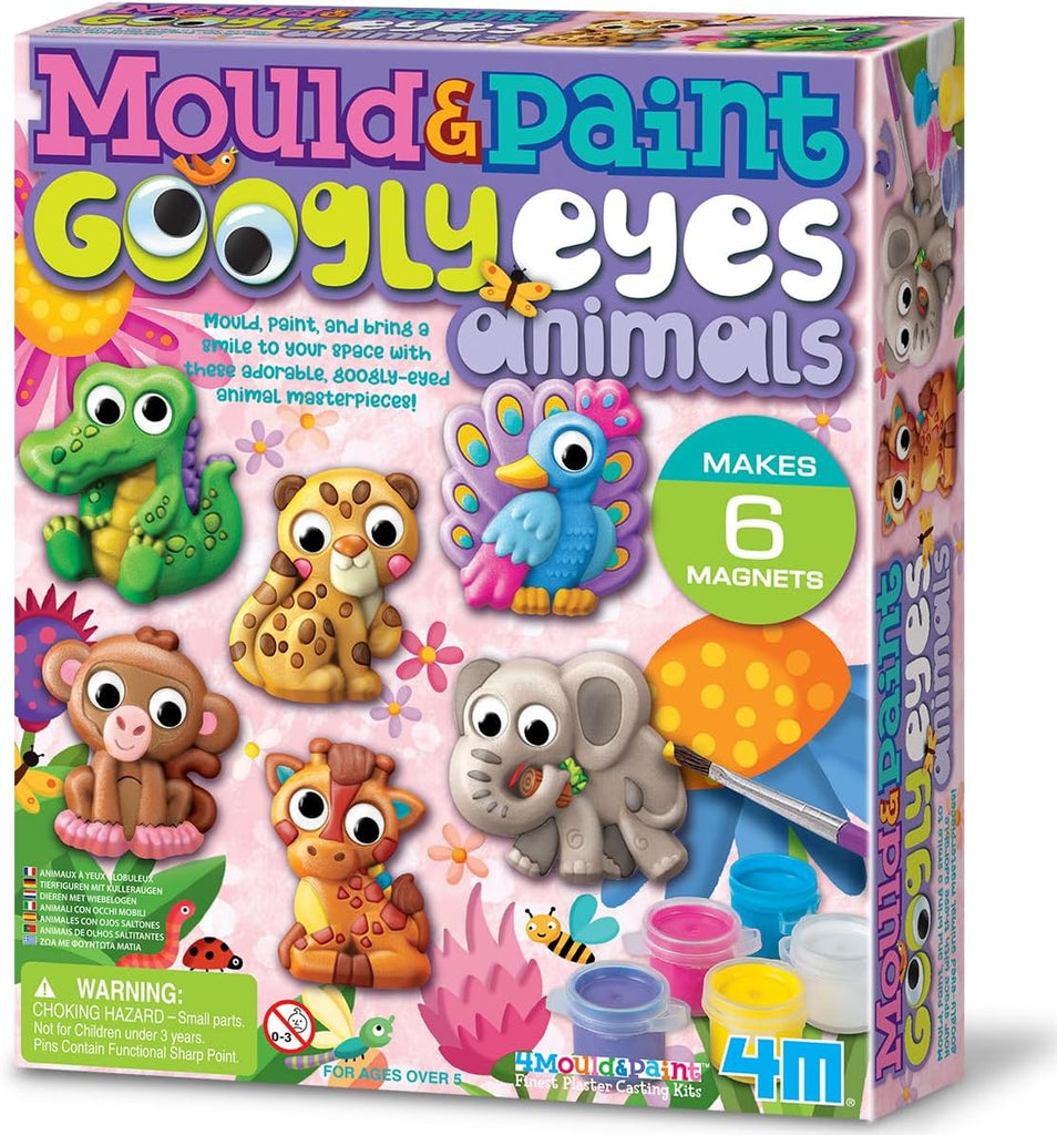 4M - Mould & Paint Googly Eyes Animals