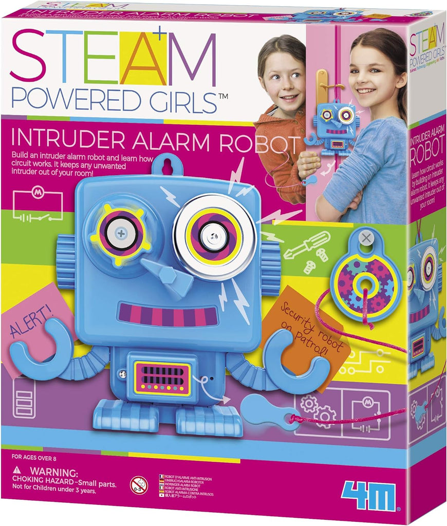4M Steam Powered Kids Intruder Alarm Robot