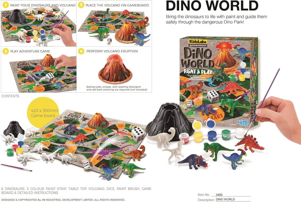 4M Dino World Paint & Play