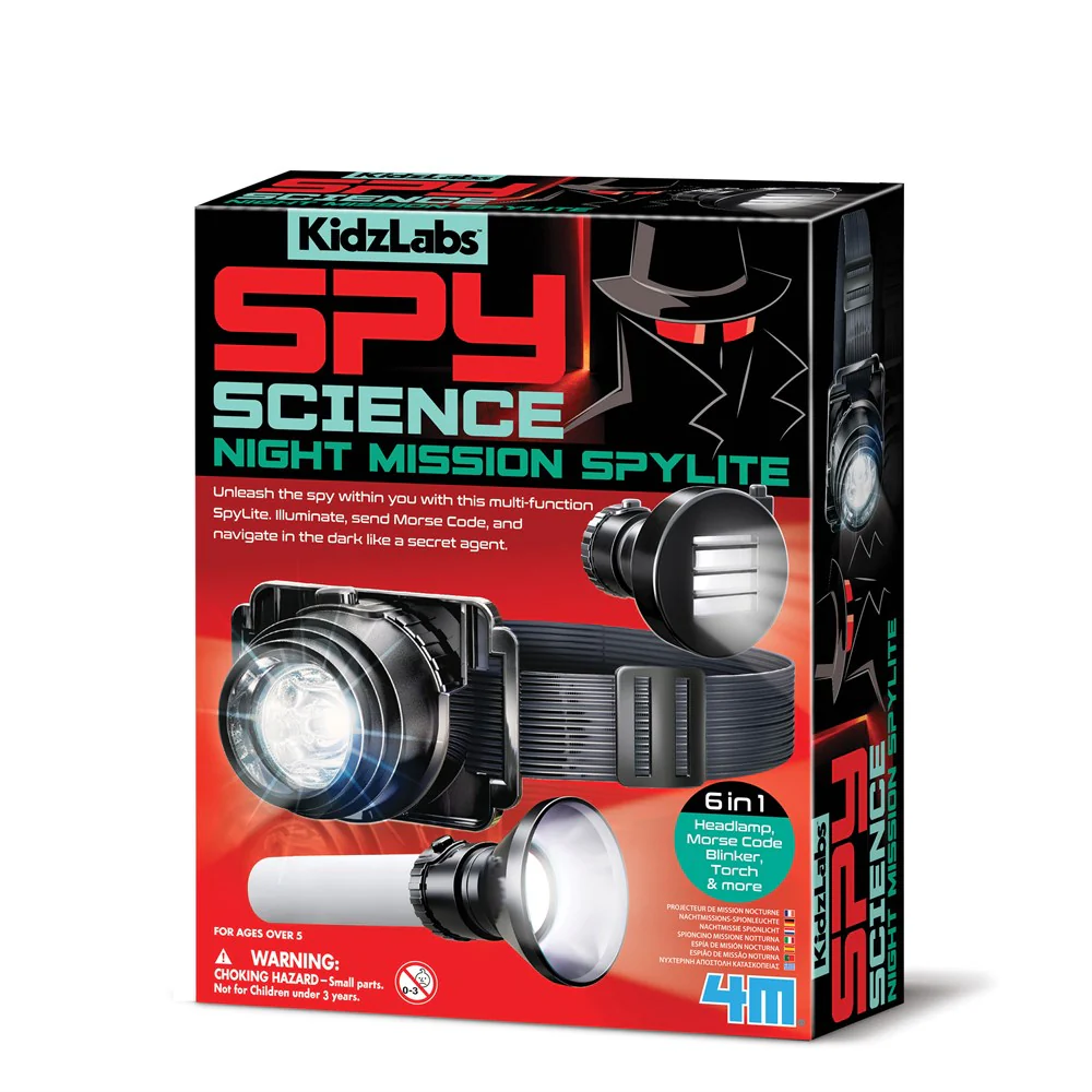 4M KidzLas Spy Science Night Mission Spylite