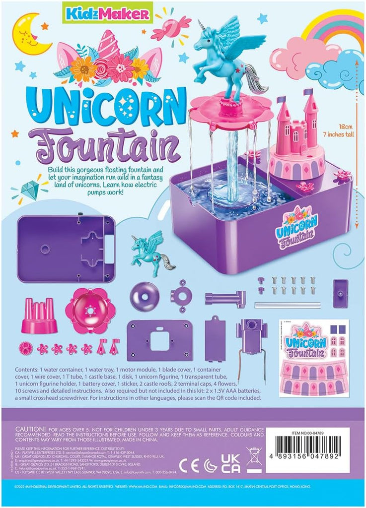 4M KidzMaker Unicorn Fountain