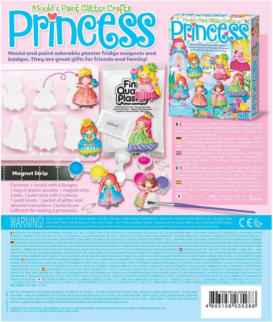 4M Mould & Paint Glitter Princess