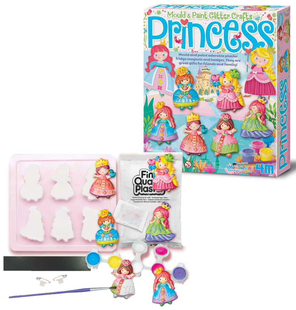 4M Mould & Paint Glitter Princess