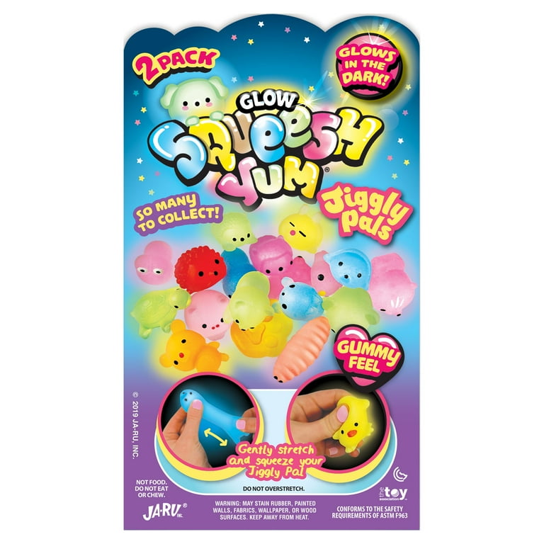 Jaru Glow Squeesh Yum Jiggly 2 Pk Asst Each