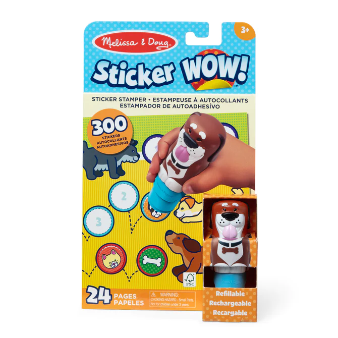 50201 Melissa & Doug Sticker WOW! Activity Pad & Sticker Stamper - Dog