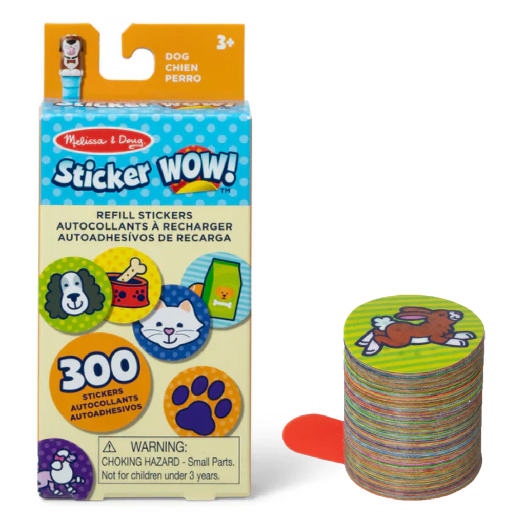50205 Melissa & Doug Sticker WOW! Refill Stickers – Dog (Stickers Only, 300+)