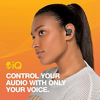 Skullcandy Push Play Active in-Ear Wireless Earbuds - True Black/Orange