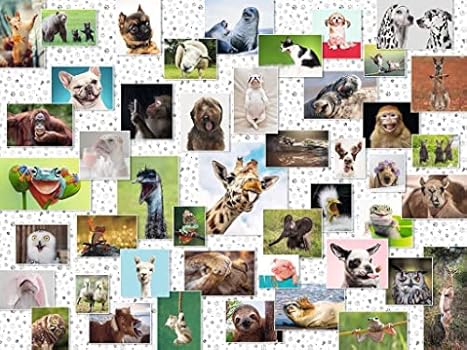 Ravensburger 1500 Piece Puzzle Funny Animal Collage