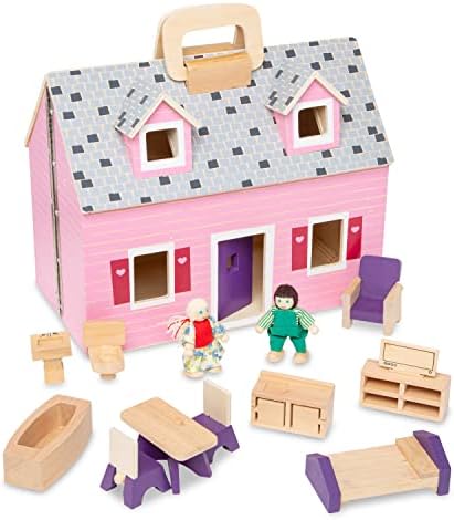 3701 Melissa & Doug Fold & Go Dollhouse