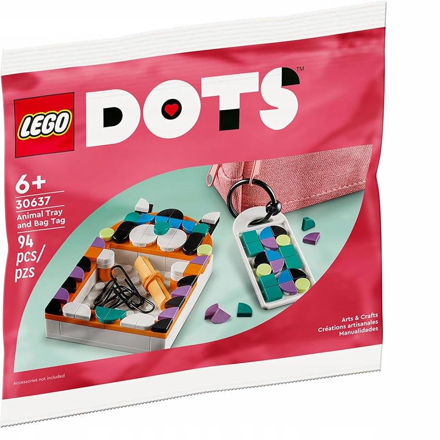 LEGO® DOTS Animal Tray and Bag Tag 30637