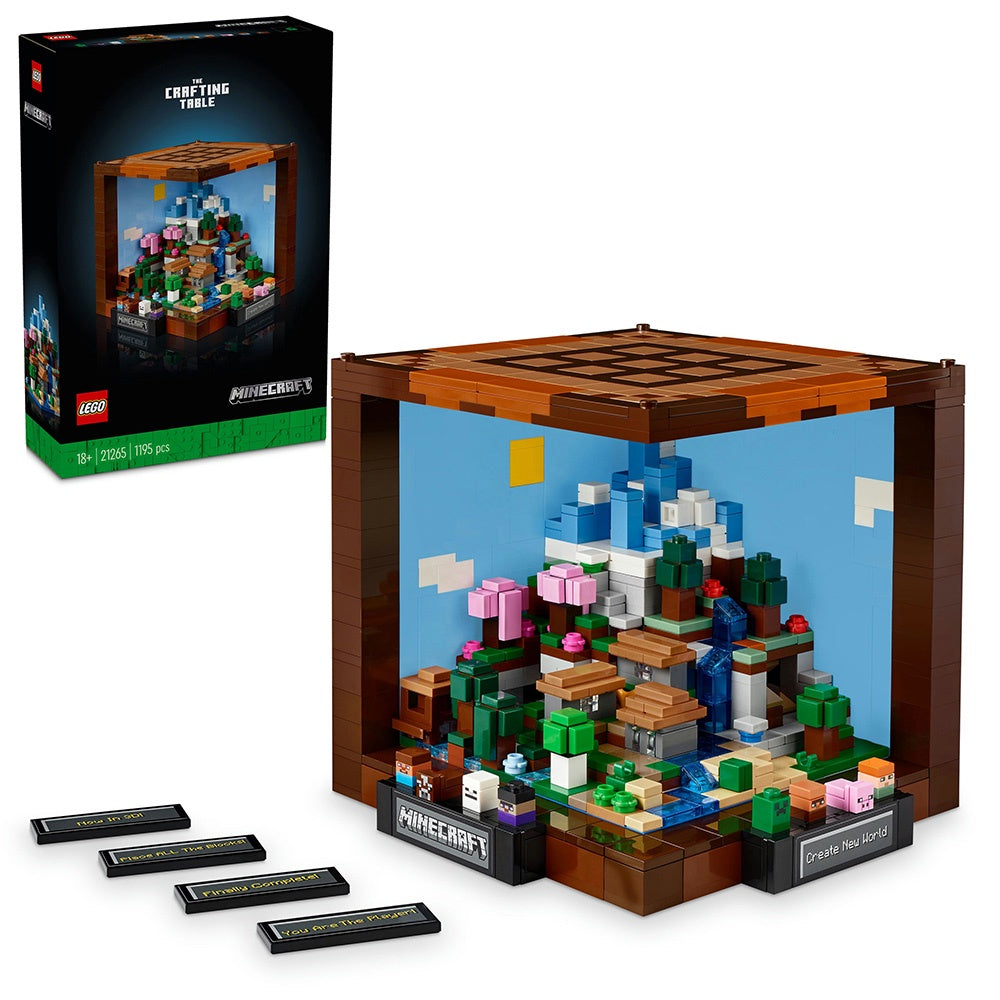 LEGO® Minecraft® The Crafting Table model Set for Adults 21265