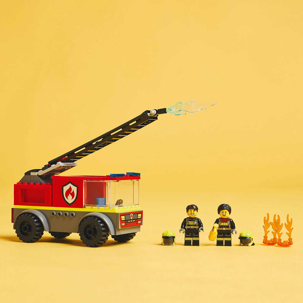 LEGO® City Fire Engine with Ladder, Firefighter Toy 60463