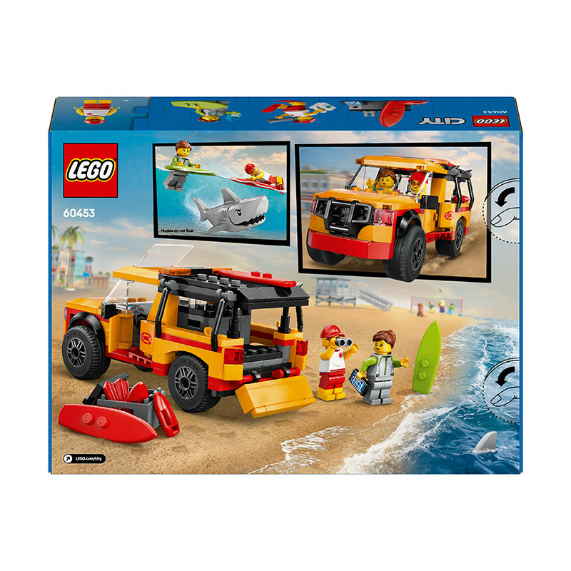 LEGO® City Lifeguard Beach Rescue Truck & Shark Toys 60453