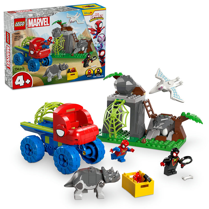 LEGO® Marvel Spidey And His Amazing Friends Team Spidey Dino Crawler Rescue 11199