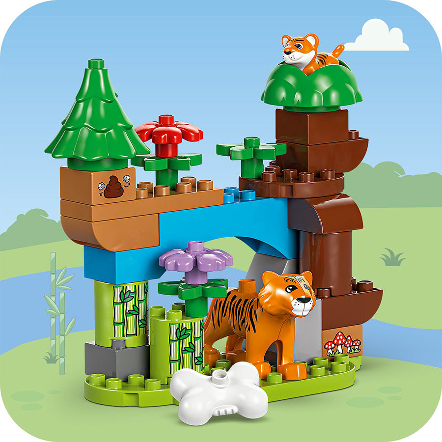 LEGO® DUPLO® 3in1 Wild Animal Families Learning Toy Set 10446