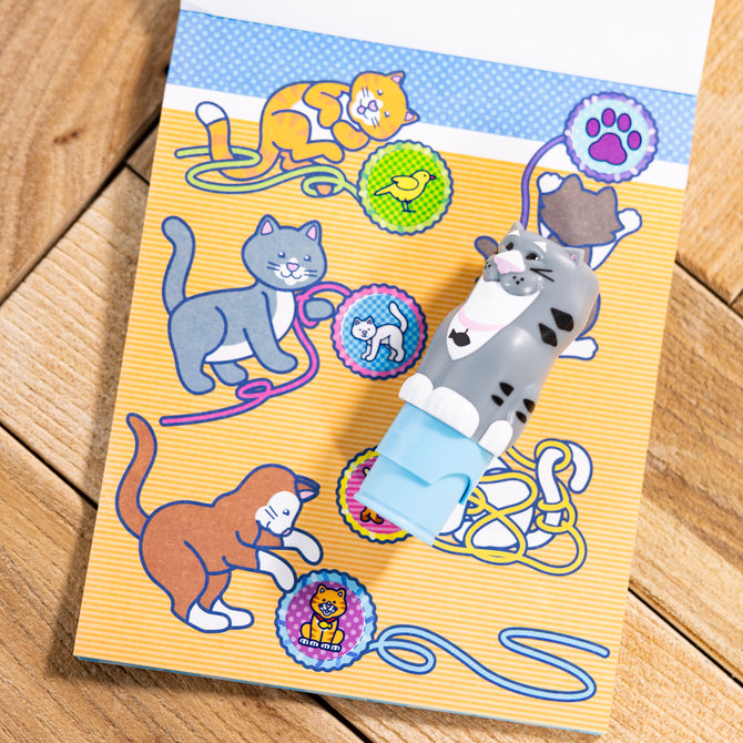 50235 Melissa & Doug Sticker WOW! – Sticker Stamper & Activity Pad – Tuna Cat