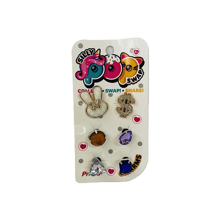 Silly Pop Swap Glitz Charms Assorted Each