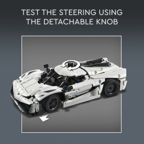 LEGO® Technic™ Koenigsegg Jesko Absolut White Hypercar 42184