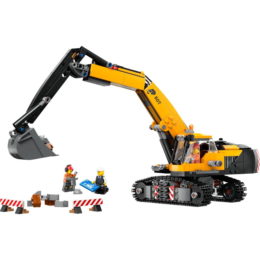 LEGO® City Yellow Construction Excavator Digger Toy Set 60420