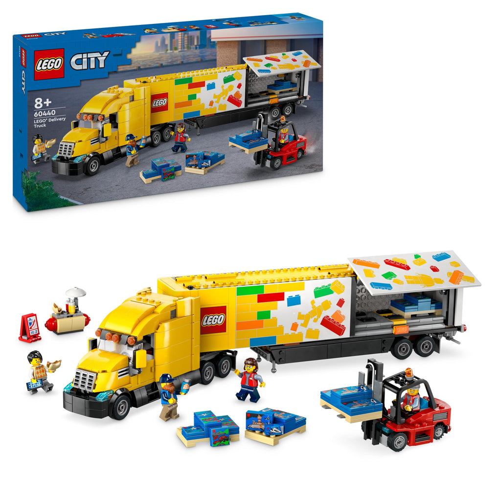 LEGO® City Yellow Delivery Truck Building Toy Set 60440