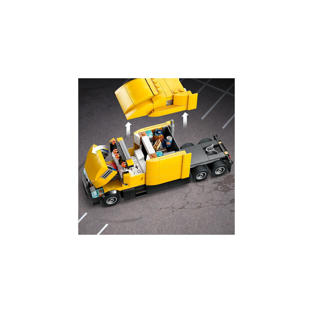 LEGO® City Yellow Delivery Truck Building Toy Set 60440