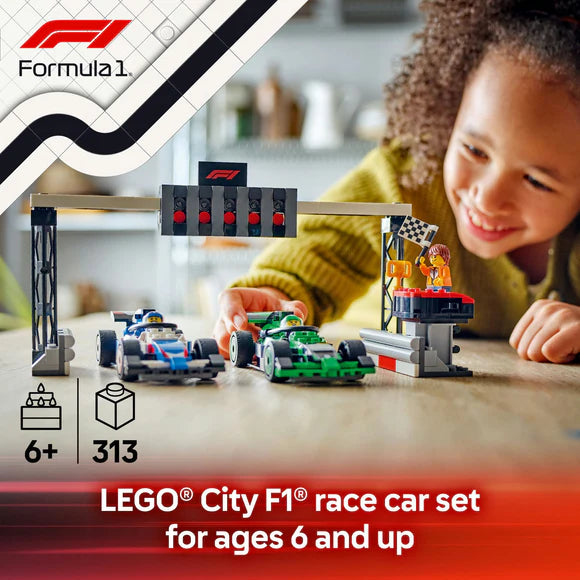 60474 LEGO® City F1® Grid with VCARB & Sauber Race Cars