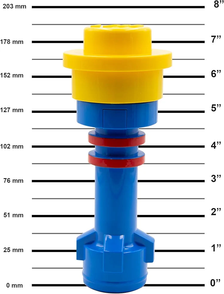 LEGO Torch Flashlight (Blue, Red, Yellow)