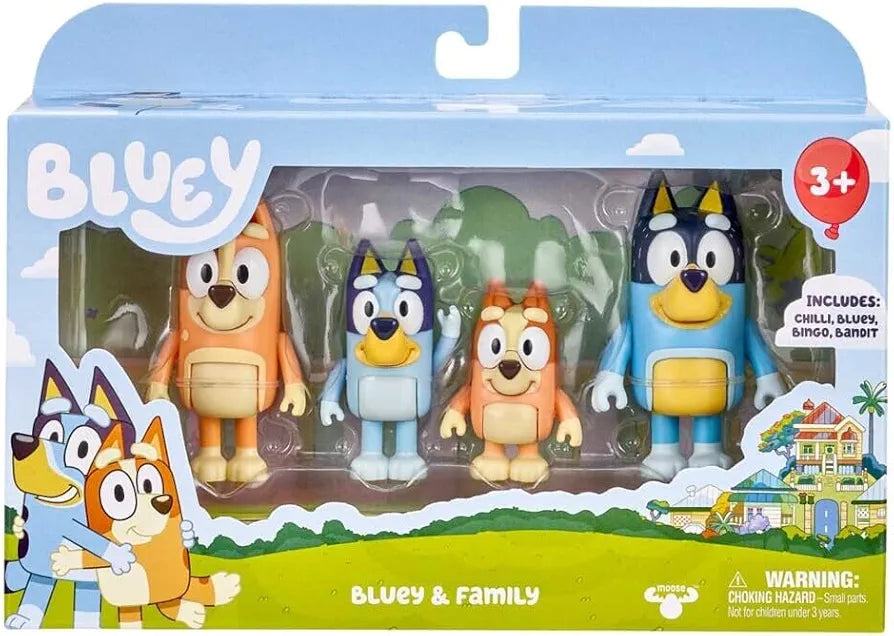 Bluey Season 9 - 4 Figure Pack Asst Each