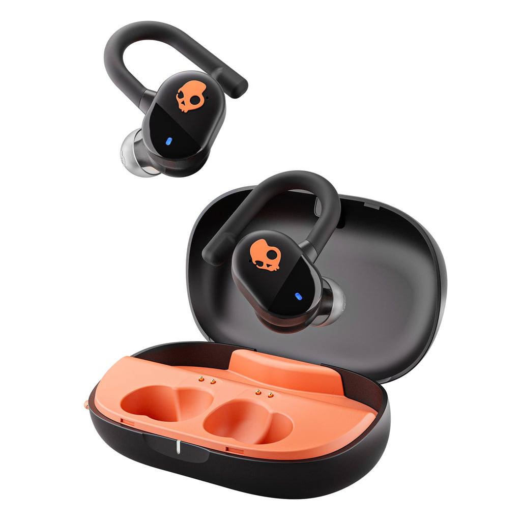 Skullcandy Push Play Active in-Ear Wireless Earbuds - True Black/Orange