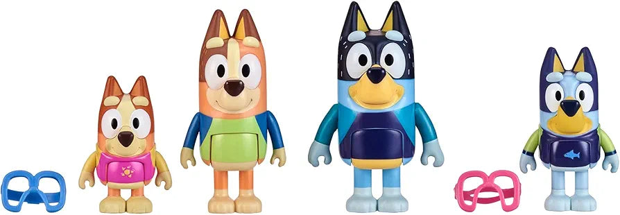 Bluey Season 9 - 4 Figure Pack Asst Each