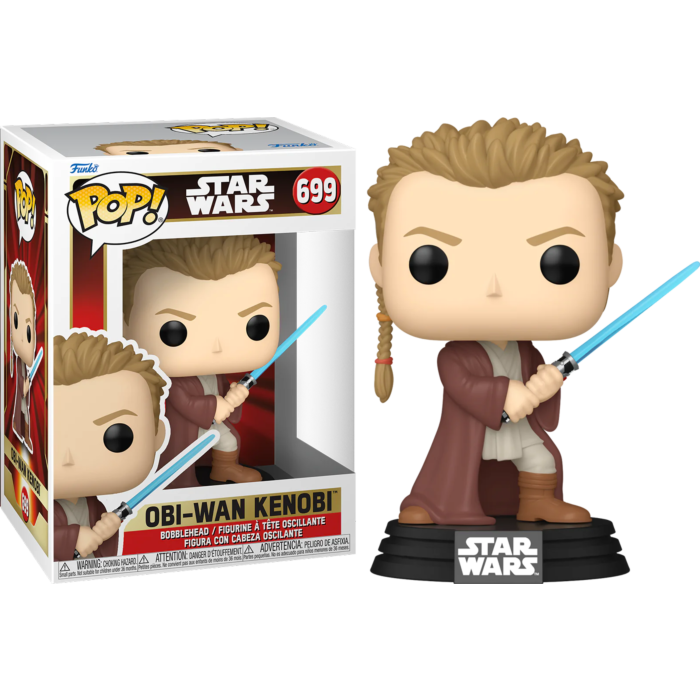 699 Funko POP! Star Wars Episode 1 - The Phantom Menace 25th Anniversary Padawan Obi-Wan Kenobi (Young)