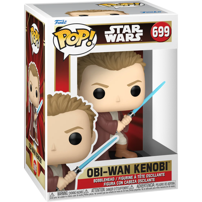 699 Funko POP! Star Wars Episode 1 - The Phantom Menace 25th Anniversary Padawan Obi-Wan Kenobi (Young)