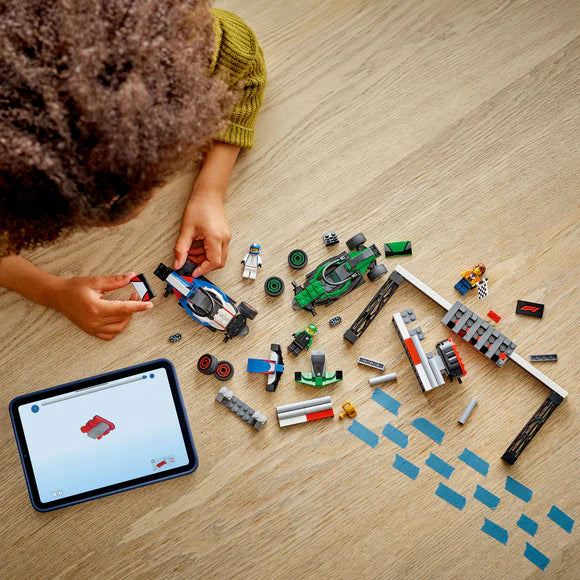 60474 LEGO® City F1® Grid with VCARB & Sauber Race Cars