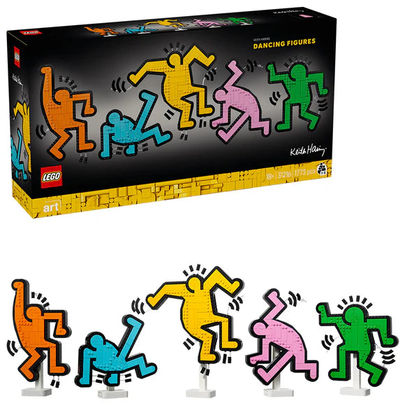 LEGO® Art Keith Haring – Dancing Figures Living Room Decor Set 31216