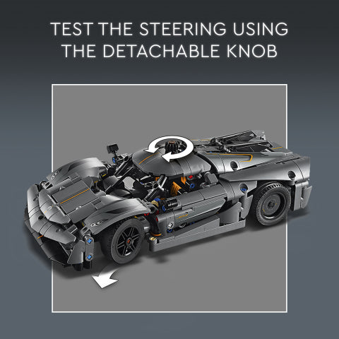 LEGO® Technic™ Koenigsegg Jesko Absolut Grey Hypercar 42173