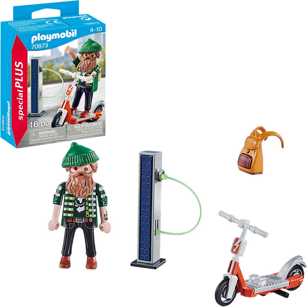 70873 Playmobil Man with E-Scooter