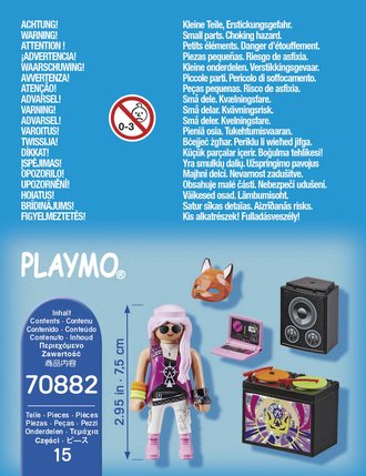 70882 Playmobil DJ with Turntables