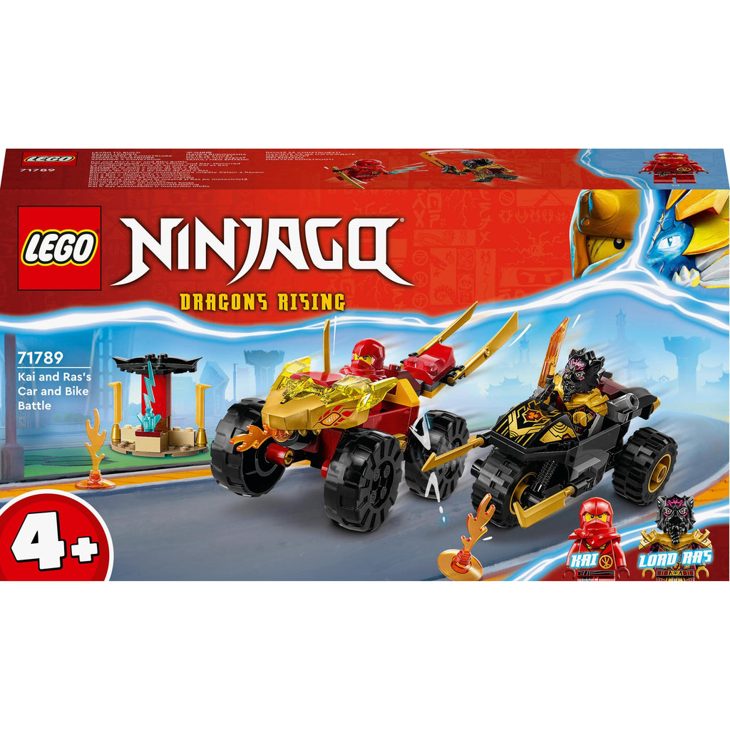 71789 LEGO 4+ Ninjago Kai and Ras's Car and Bike Battle