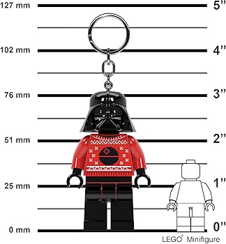 LEGO Star Wars Darth Vader Ugly Sweater Keychain Light