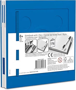 LEGO Locking Notebook with Gel Pen - Blue