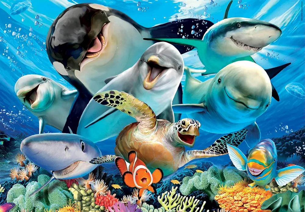 Educa Underwater Selfie 100 Piece Puzzle