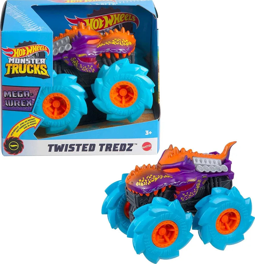 Hot Wheels Monster Trucks Twisted Tredz Asst Each