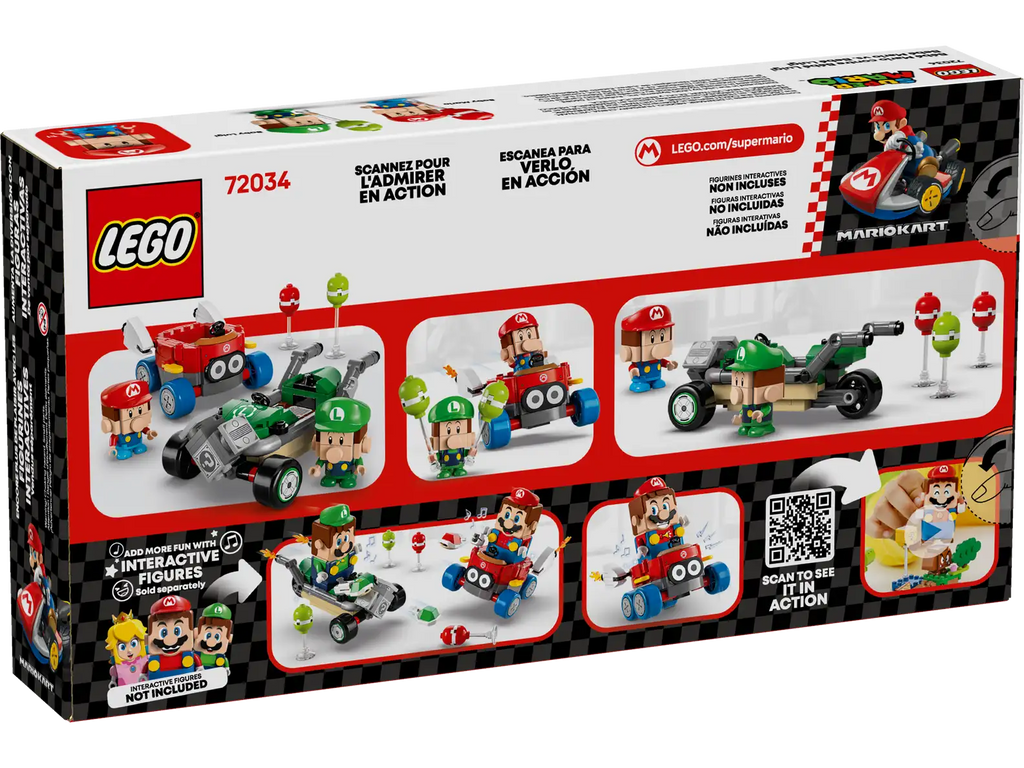 LEGO® Super Mario™ Mario Kart™ – Baby Mario vs. Baby Luigi