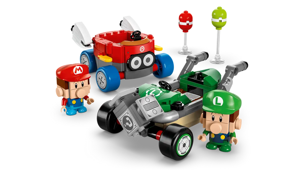 LEGO® Super Mario™ Mario Kart™ – Baby Mario vs. Baby Luigi