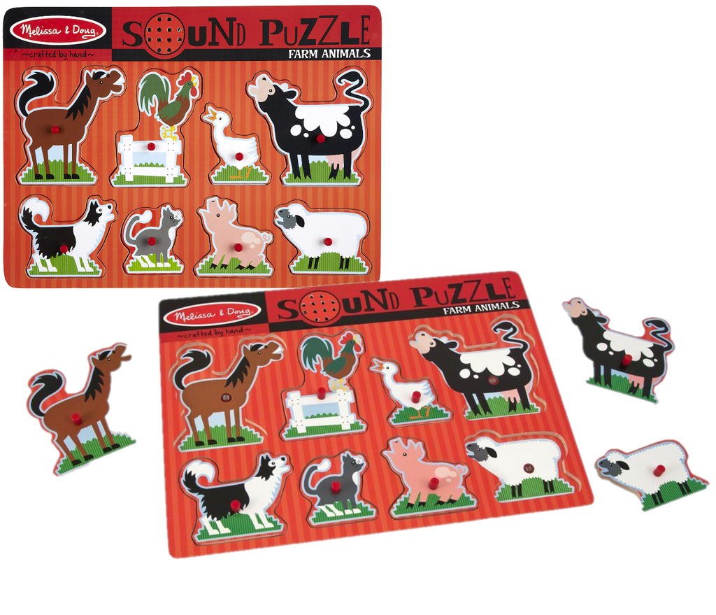 726 Melissa & Doug Farm Animals Sound Puzzle