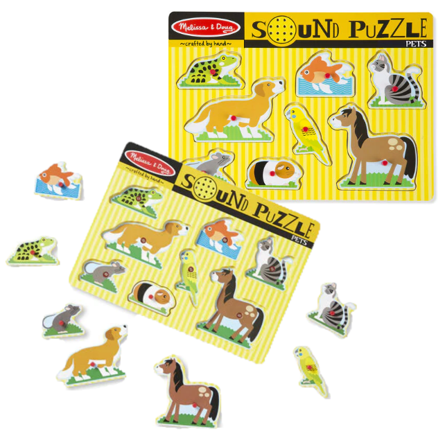 730 Melissa & Doug Pets Sound Puzzle