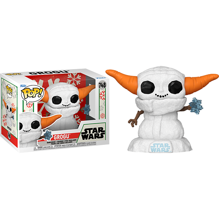 748 Funko POP! Star Wars The Mandalorian - Snowman Grogu (Holiday)